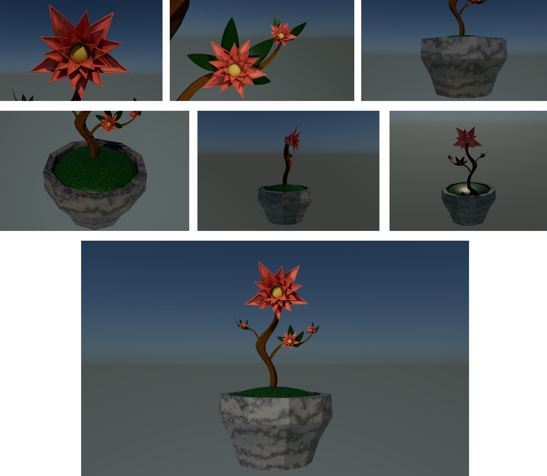 3D flower