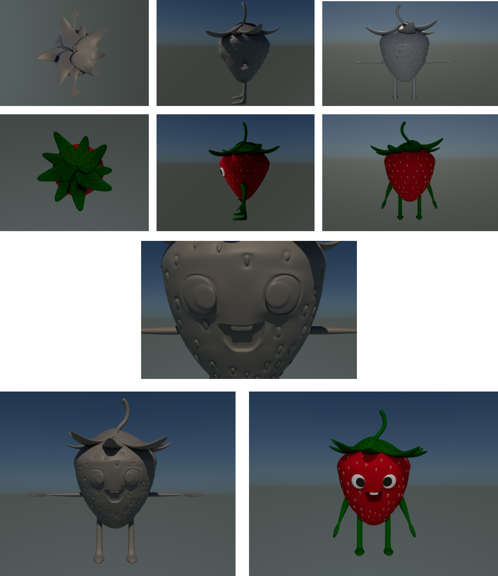 3D Strawberry